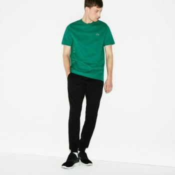 Lacoste SPORT Fleece Tennis Sweatpants - Tepláky Pánské Černé | CZ-FzfhM3